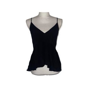 Express Black Spaghetti Strap V-Neck Tank Top